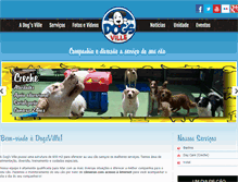 Tablet Screenshot of dogsville.com.br